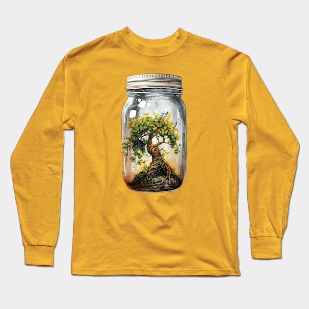 Twisted Tree Jar Long Sleeve T-Shirt by ginkelmier@gmail.com